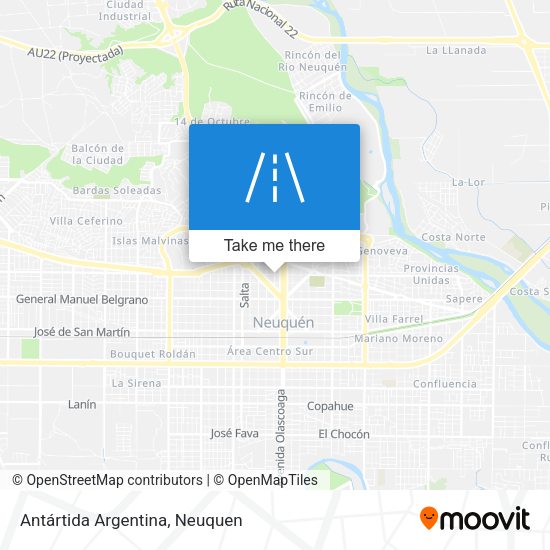 Antártida Argentina map