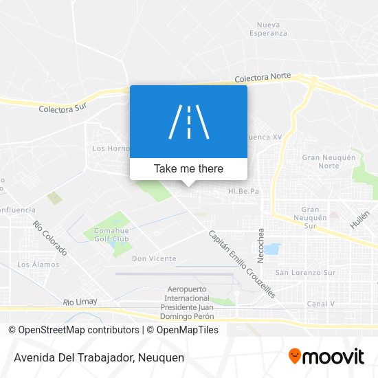 Avenida Del Trabajador map
