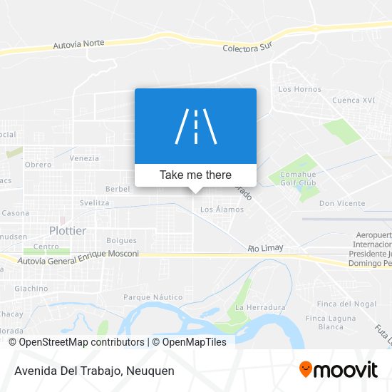 Mapa de Avenida Del Trabajo