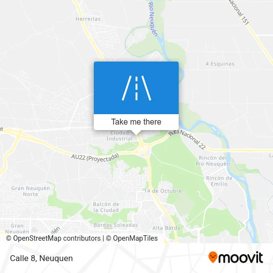 Calle 8 map