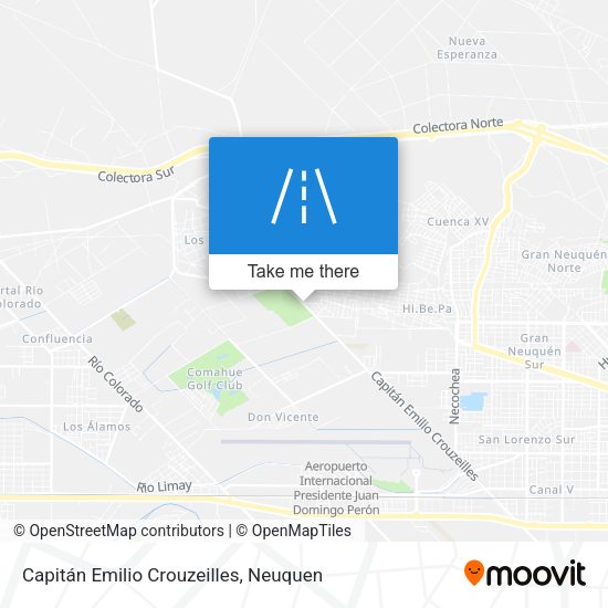Mapa de Capitán Emilio Crouzeilles
