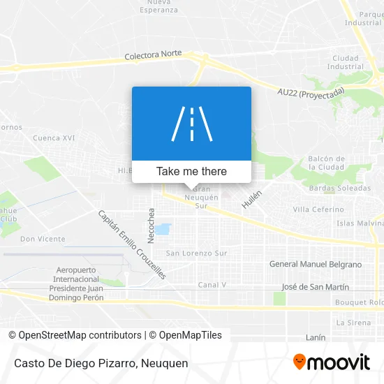 Mapa de Casto De Diego Pizarro