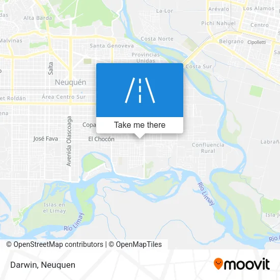 Darwin map