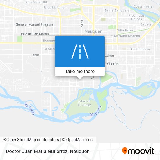 Doctor Juan María Gutierrez map