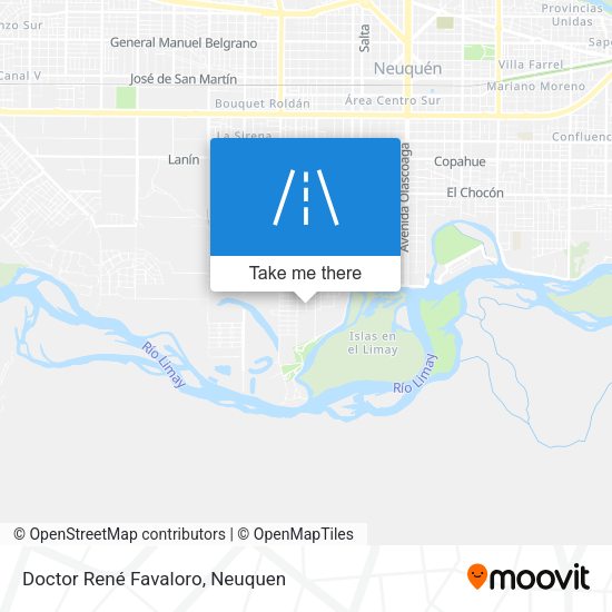 Doctor René Favaloro map