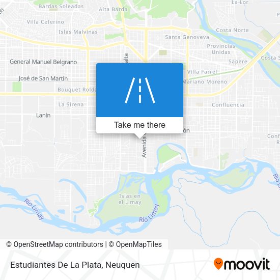 Estudiantes De La Plata map