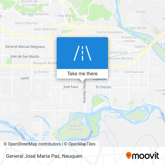 General José María Paz map