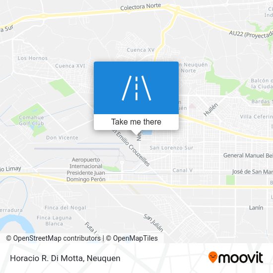 Horacio R. Di Motta map