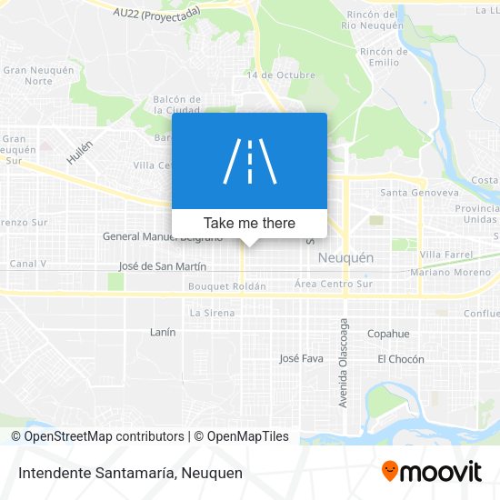 Mapa de Intendente Santamaría