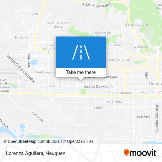 Lorenza Aguilera map