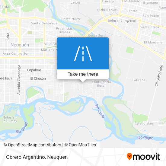 Mapa de Obrero Argentino