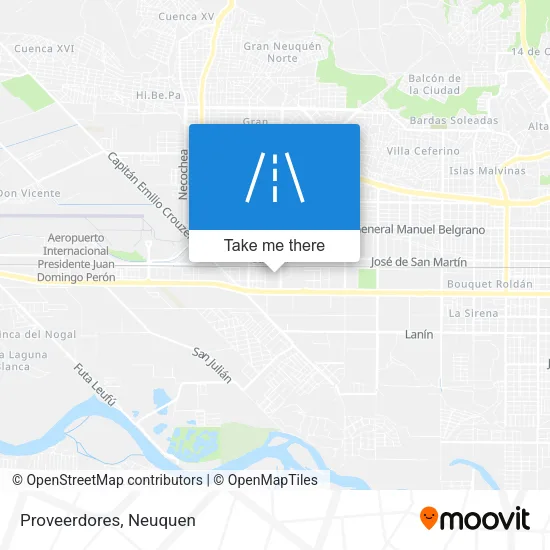Proveerdores map