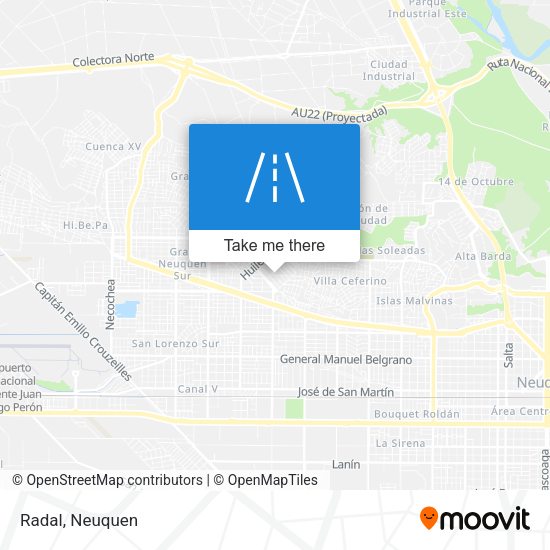 Mapa de Radal