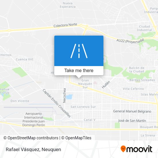 Rafael Vásquez map