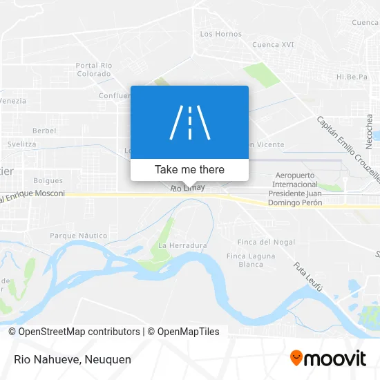 Rio Nahueve map
