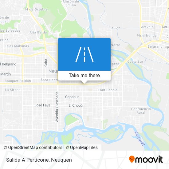 Salida A Perticone map