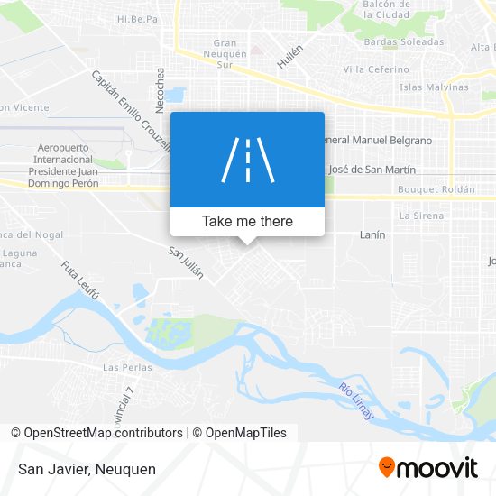 Mapa de San Javier