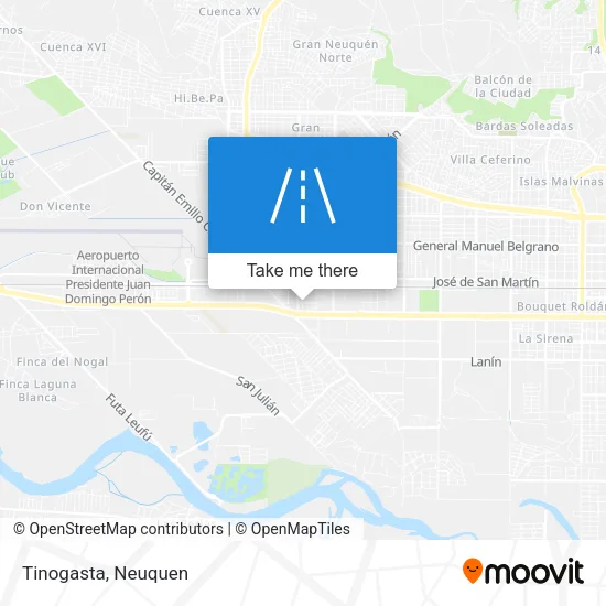 Tinogasta map