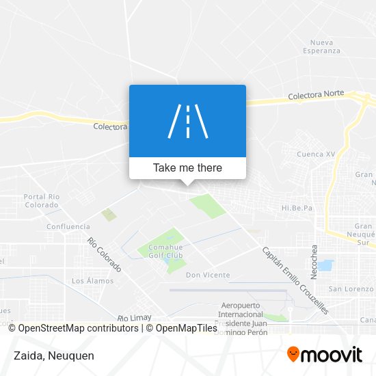 Mapa de Zaida