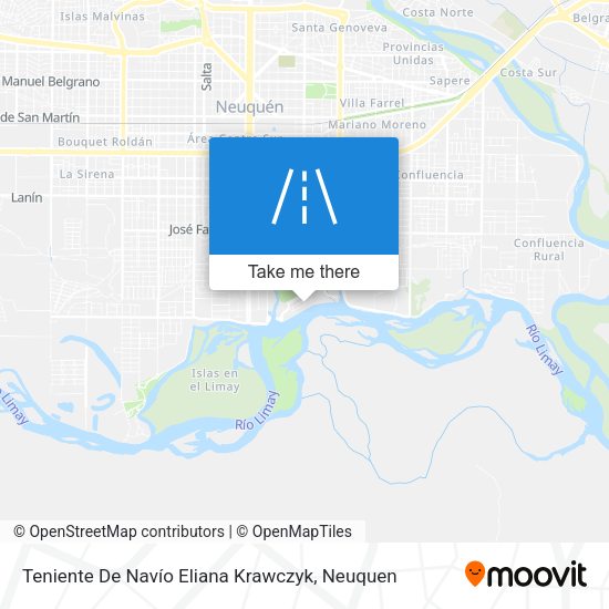 Mapa de Teniente De Navío Eliana Krawczyk