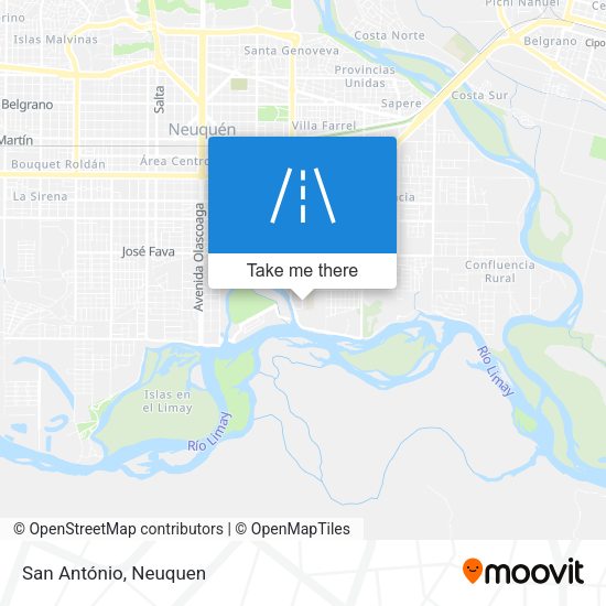 San António map