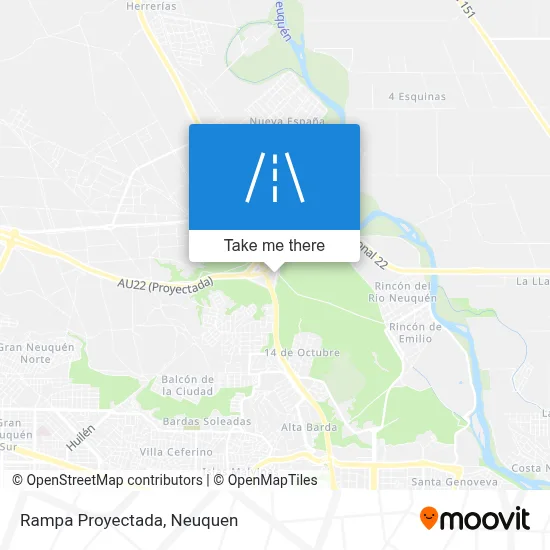 Rampa Proyectada map