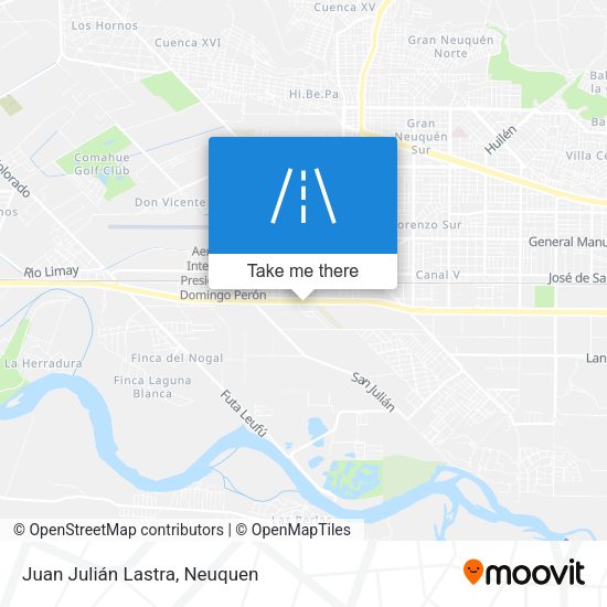 Juan Julián Lastra map
