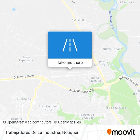 Trabajadores De La Industria map