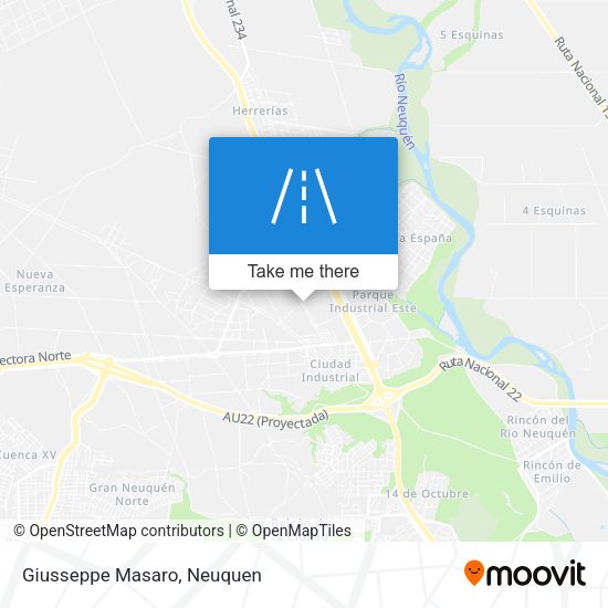 Mapa de Giusseppe Masaro