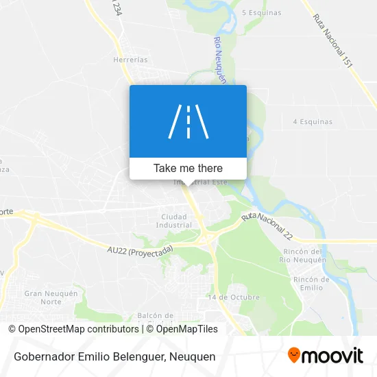 Gobernador Emilio Belenguer map