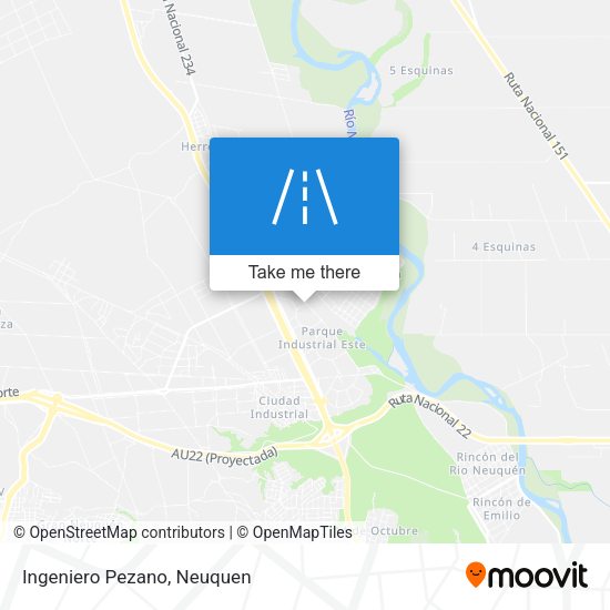 Ingeniero Pezano map