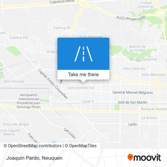 Joaquín Pardo map