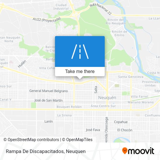 Rampa De Discapacitados map