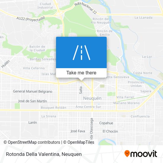 Rotonda Della Valentina map