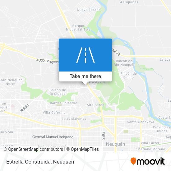 Mapa de Estrella Construida
