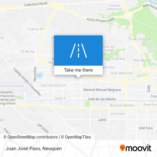 Juan José Paso map