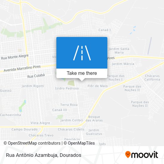 Rua Antônio Azambuja map