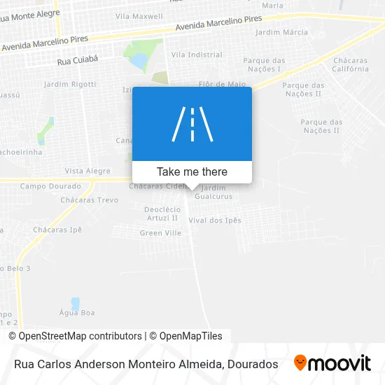Rua Carlos Anderson Monteiro Almeida map