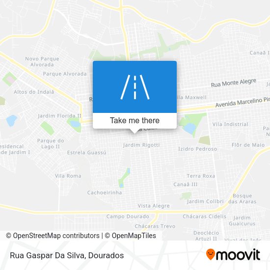 Rua Gaspar Da Silva map