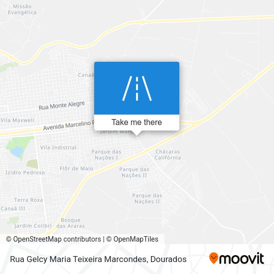 Rua Gelcy Maria Teixeira Marcondes map
