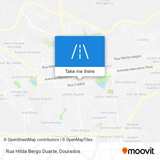 Rua Hilda Bergo Duarte map