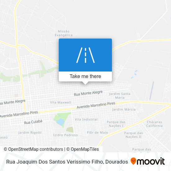 Rua Joaquim Dos Santos Veríssimo Filho map