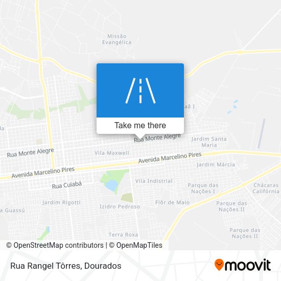 Rua Rangel Tôrres map