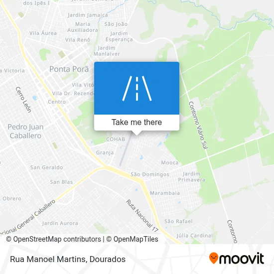 Rua Manoel Martins map