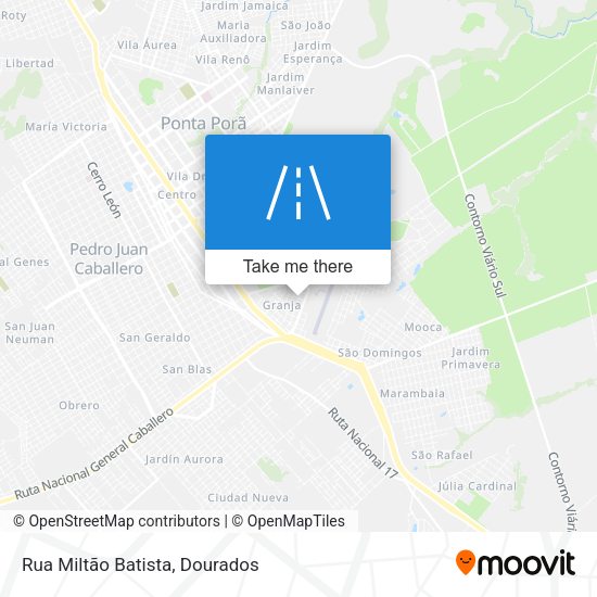 Rua Miltão Batista map