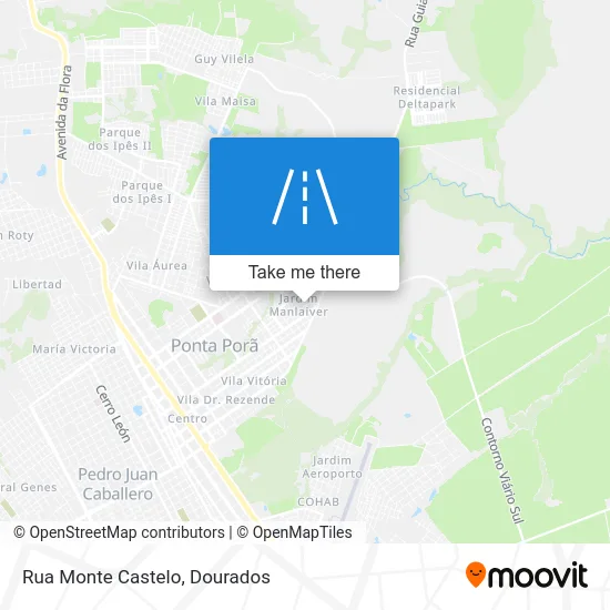 Rua Monte Castelo map