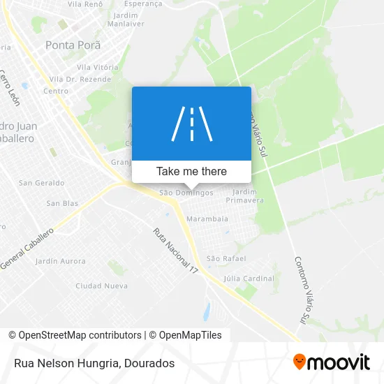 Rua Nelson Hungria map