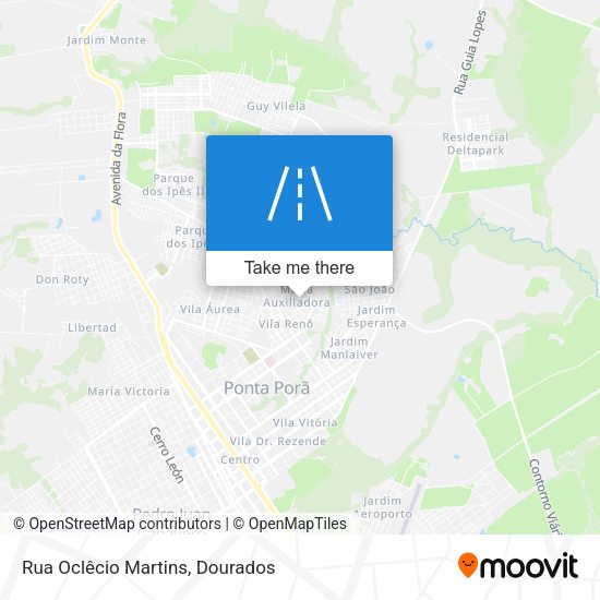 Rua Oclêcio Martins map