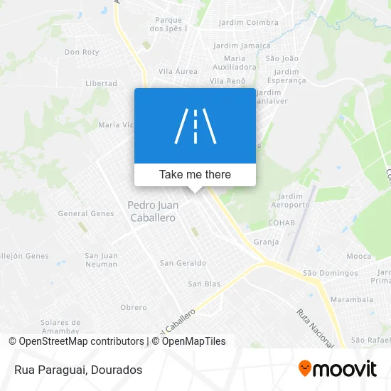 Rua Paraguai map
