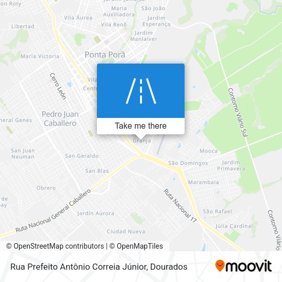 Rua Prefeito Antônio Correia Júnior map